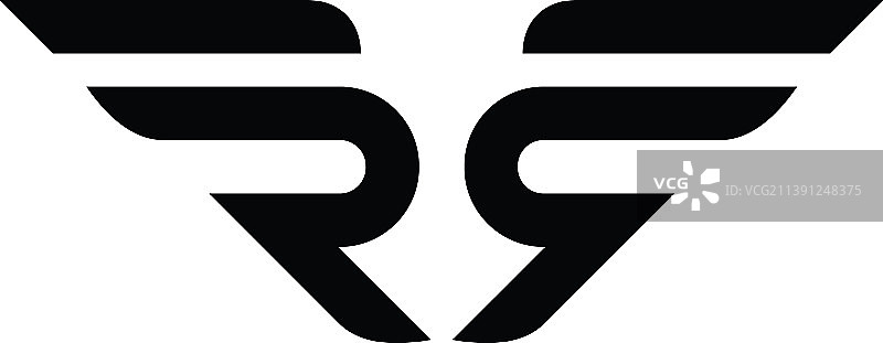 RR或R首字母标志设计图片素材