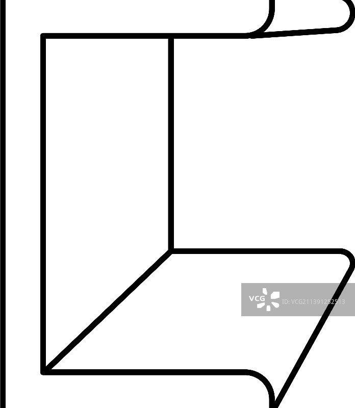 金属槽钢轮廓线图标图片素材