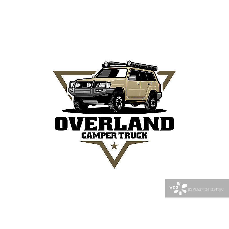 露营卡车越野车Logo图片素材