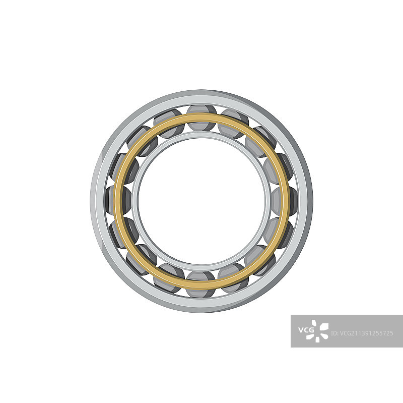 带滚动元件的旋转轴承机构图片素材