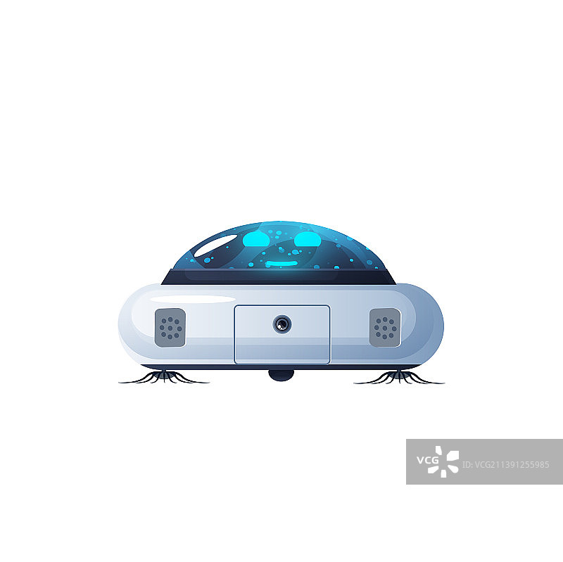 光学视觉导航扫地机器人图片素材