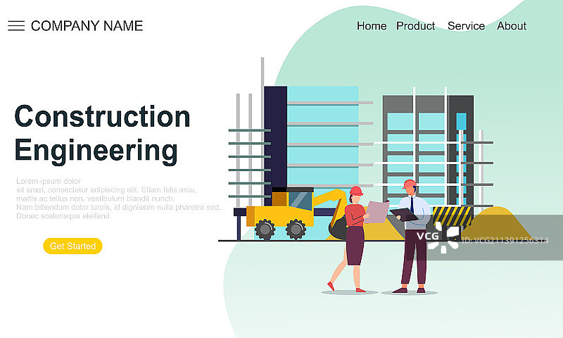 工程建设概念图片素材