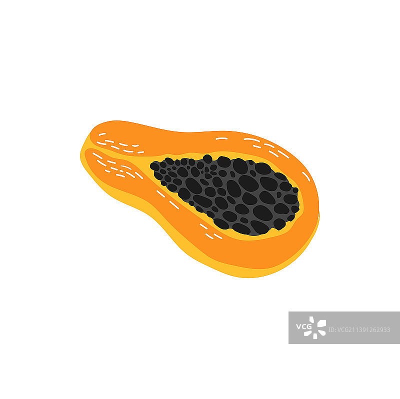 热带水果番木瓜图片素材