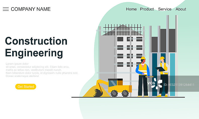 工程建设概念图片素材