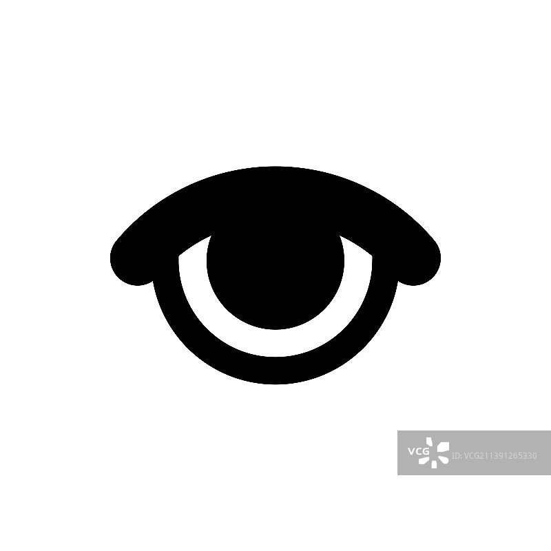 独立眼睛符号图标图片素材