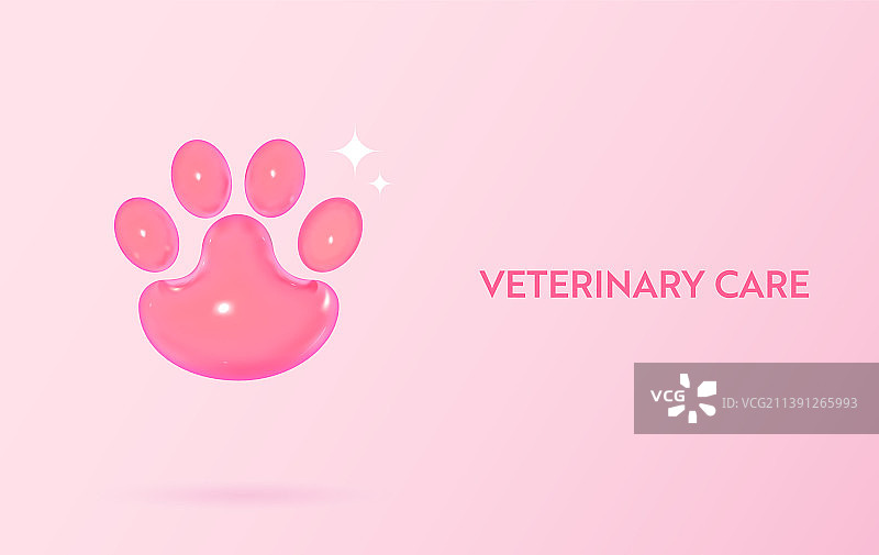 卡通软流行风格爪子3D打印图片素材