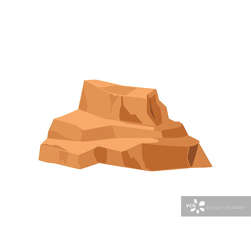 沙漠中的岩层图片素材