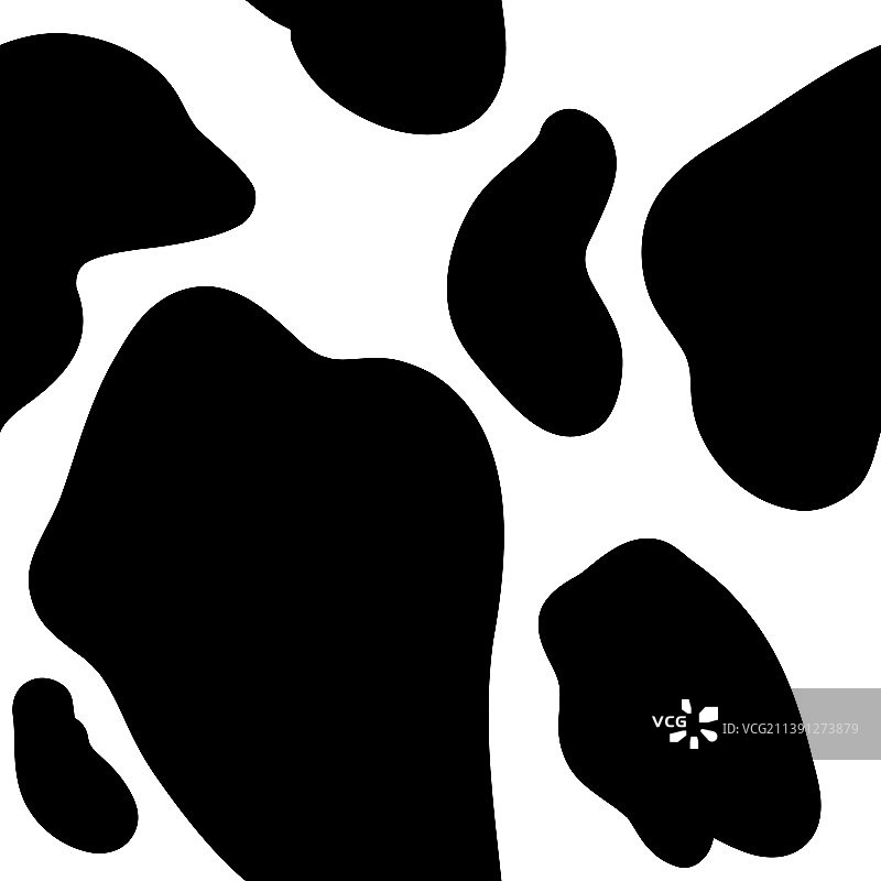 奶牛斑点无缝动物皮纹背景图片素材