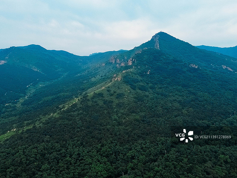 锦州 北普陀山 景区 古塔区 地标 航拍图片素材