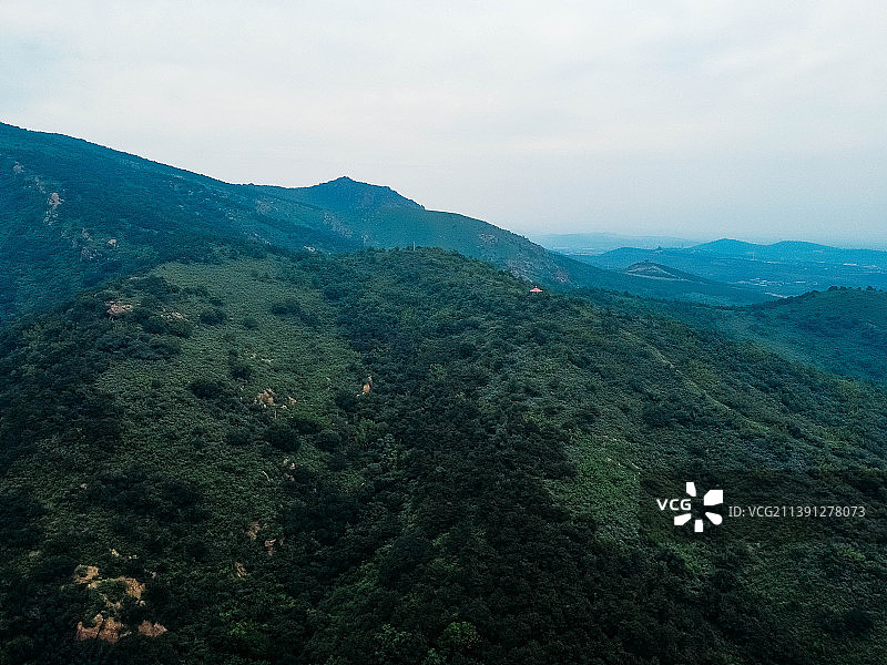 锦州 北普陀山 景区 古塔区 地标 航拍图片素材