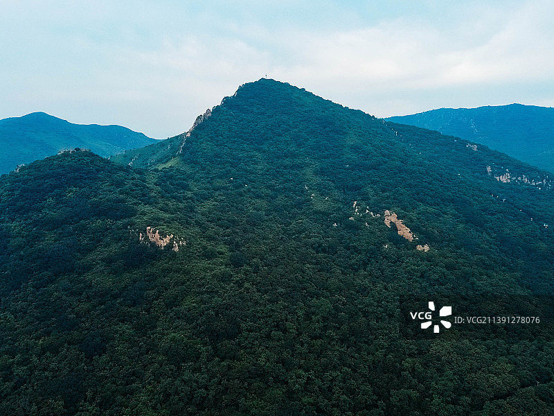 锦州 北普陀山 景区 古塔区 地标 航拍图片素材