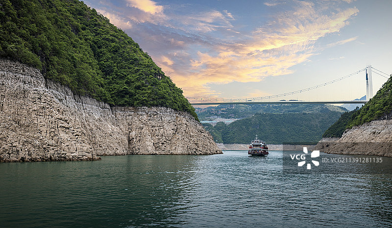 天下绝景中华奇观重庆巫山小三峡图片素材