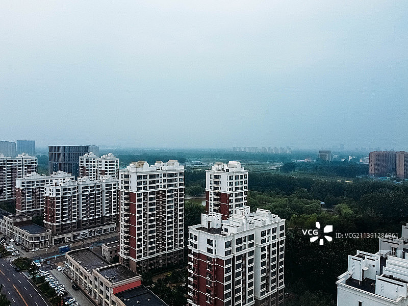 永清县 明珠广场 人民公园 文苑北路 廊霸线图片素材