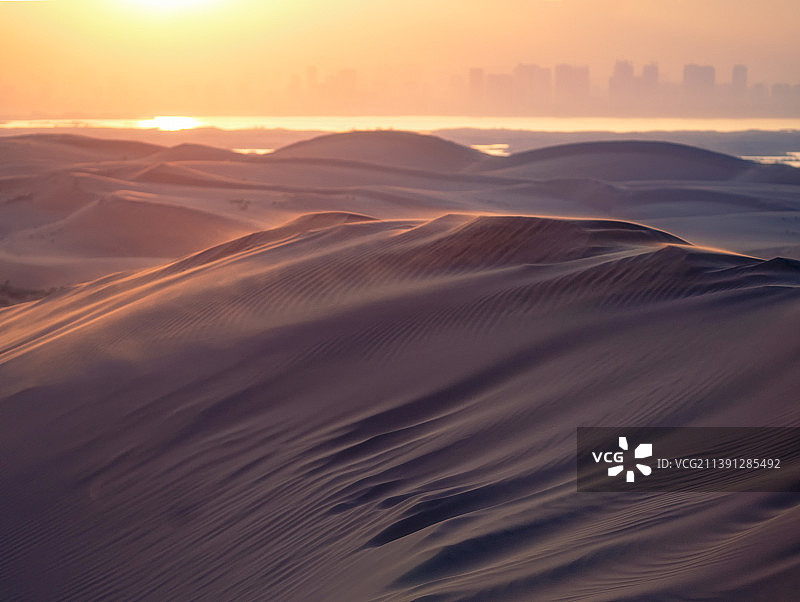 沙漠日出图片素材