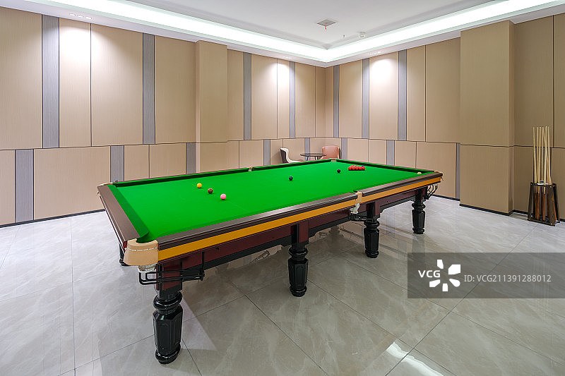 室内台球室图片素材