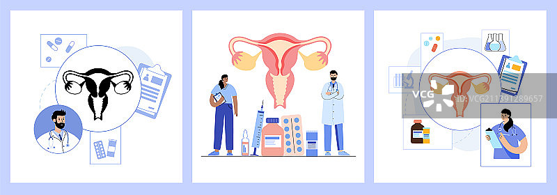妇科诊所概念设计图片素材