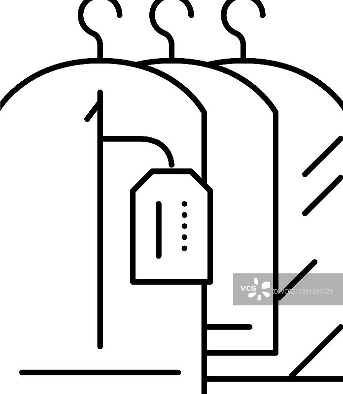 干洗服务系列：干净的衣物图标图片素材