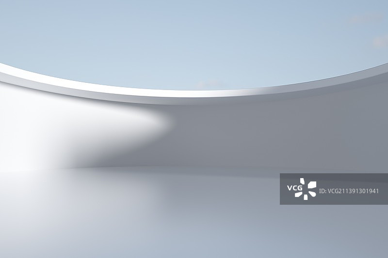 3D渲染室内展厅背景图片素材