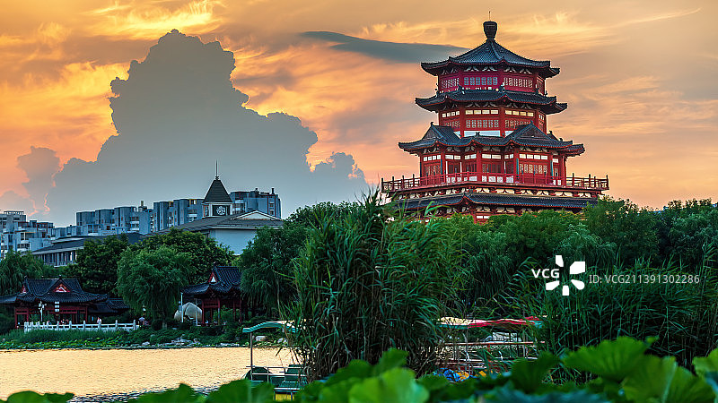 落日晚霞图片素材