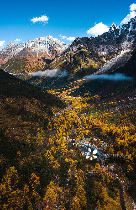 毕棚沟秋色图片素材