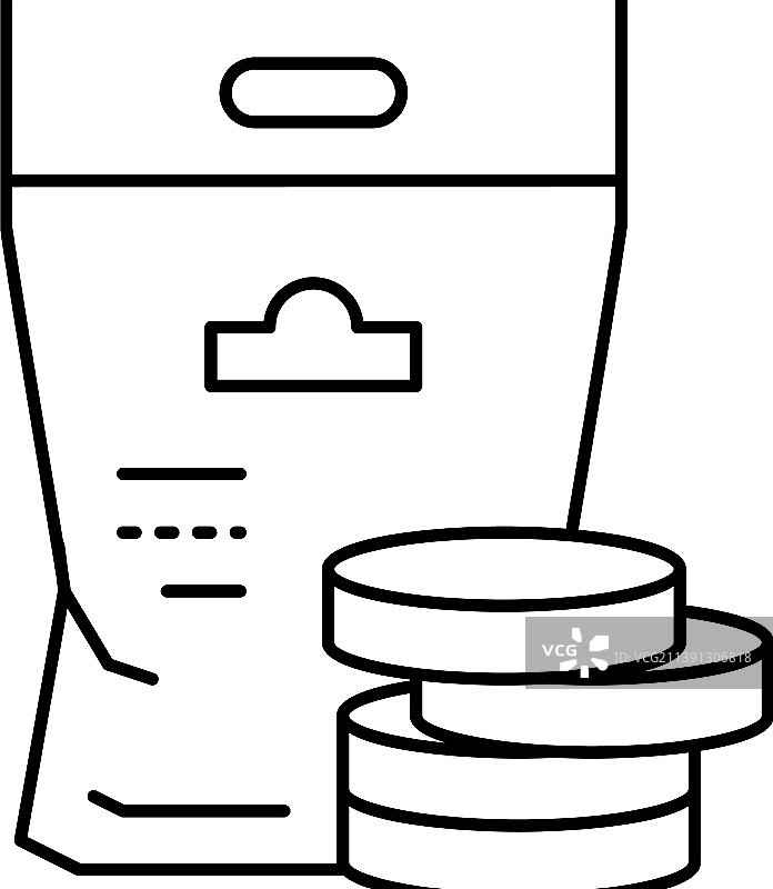 蜂蜡圆盘额外线条图标图片素材