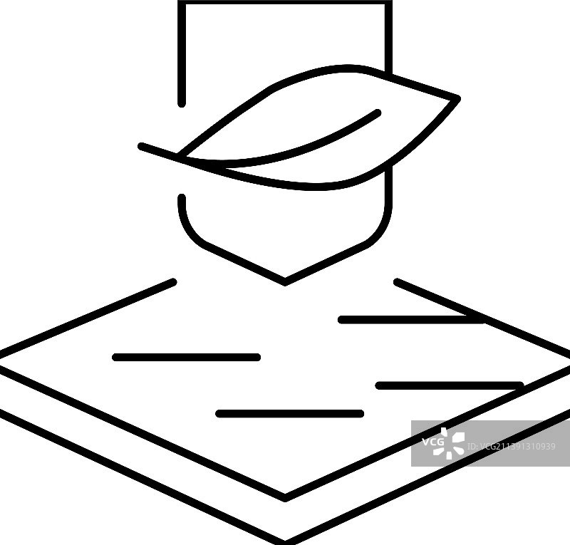 柔软面料性能线性图标图片素材