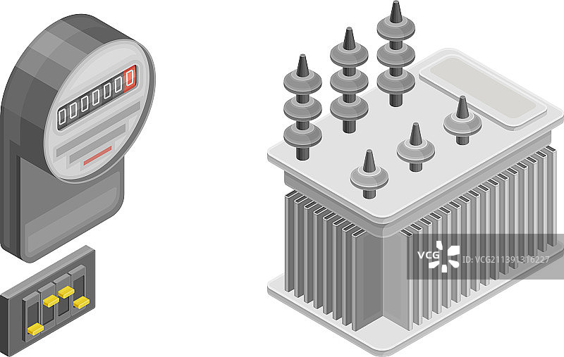 电力物体合集：电力与能源图片素材