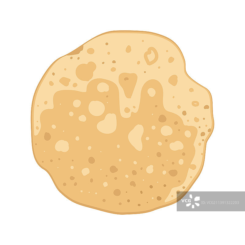 圆形美味自制薄烤饼图片素材