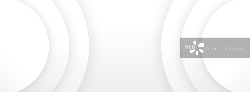 白色简约长款banner抽象背景图片素材