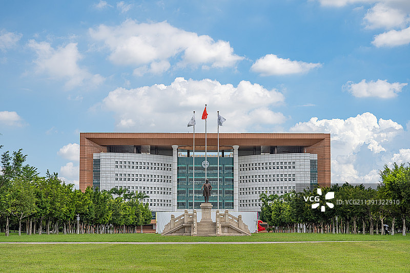 中山大学东校区校园风光图片素材