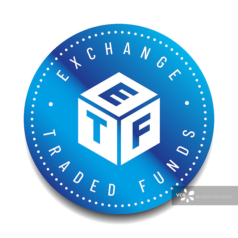 ETF交易所交易基金信息图设计图片素材