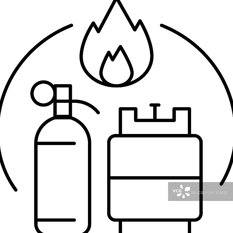 燃气容器图标图片素材