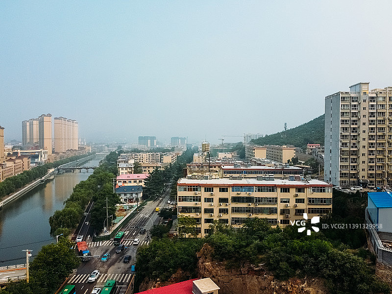 井陉县 韩信公园 明珠商城 虹桥街 阳光大厦图片素材