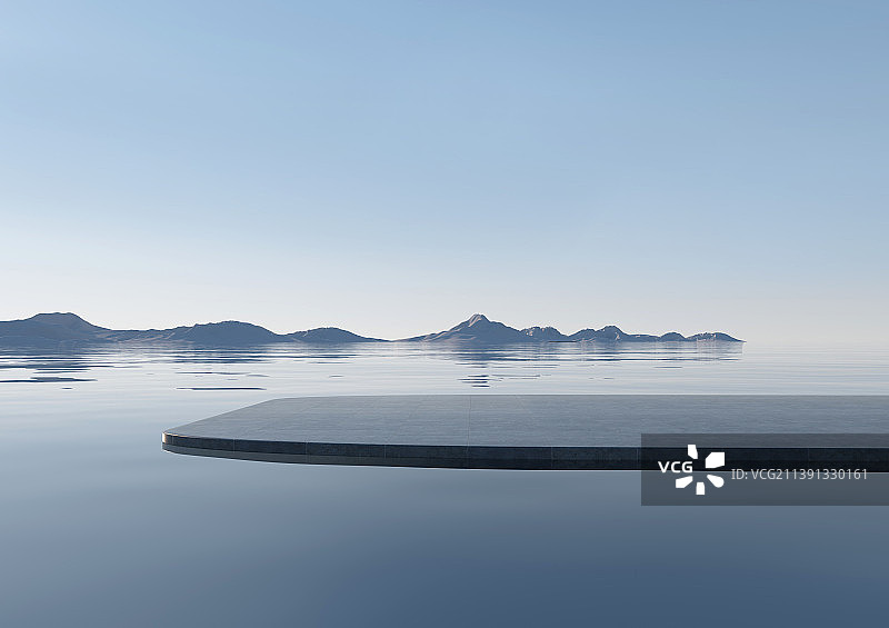 中国风山水背景图片素材