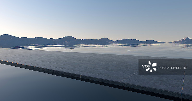 中国风山水背景图片素材