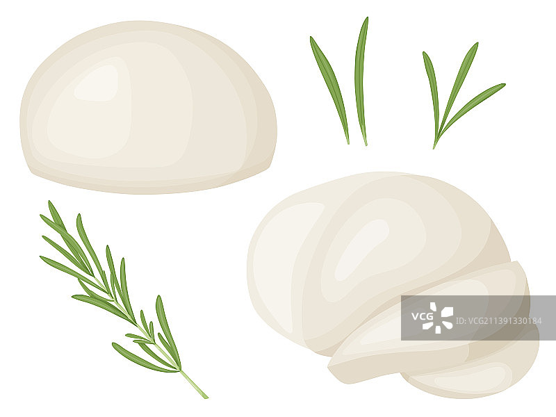 农贸市场的马苏里拉软奶酪图片素材