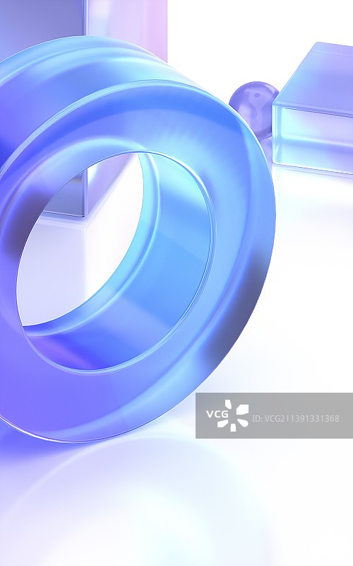 3D渲染亚克力玻璃图片素材