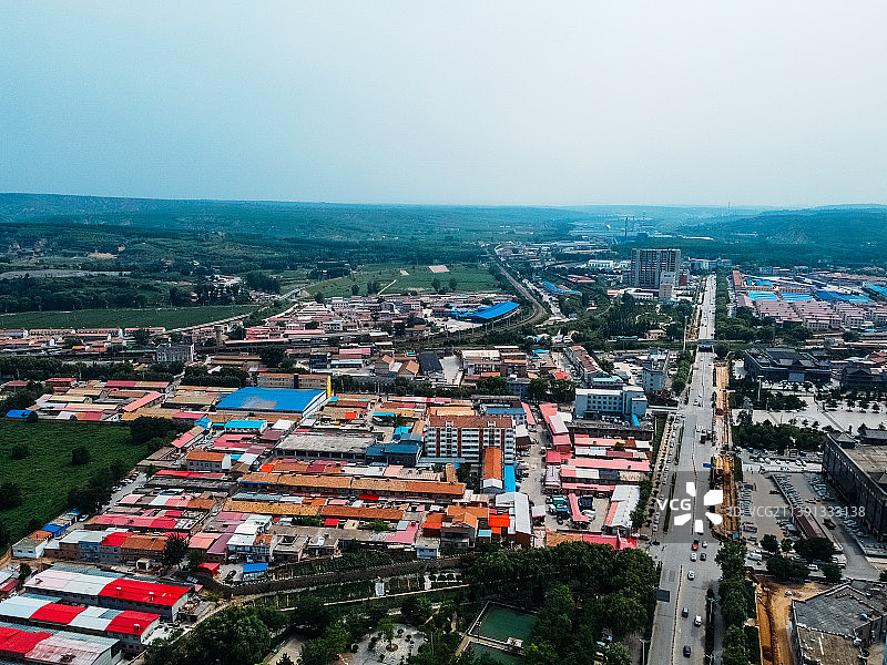 寿阳县 朝阳街 森林公园 明月广场 滨河公园 航拍图片素材