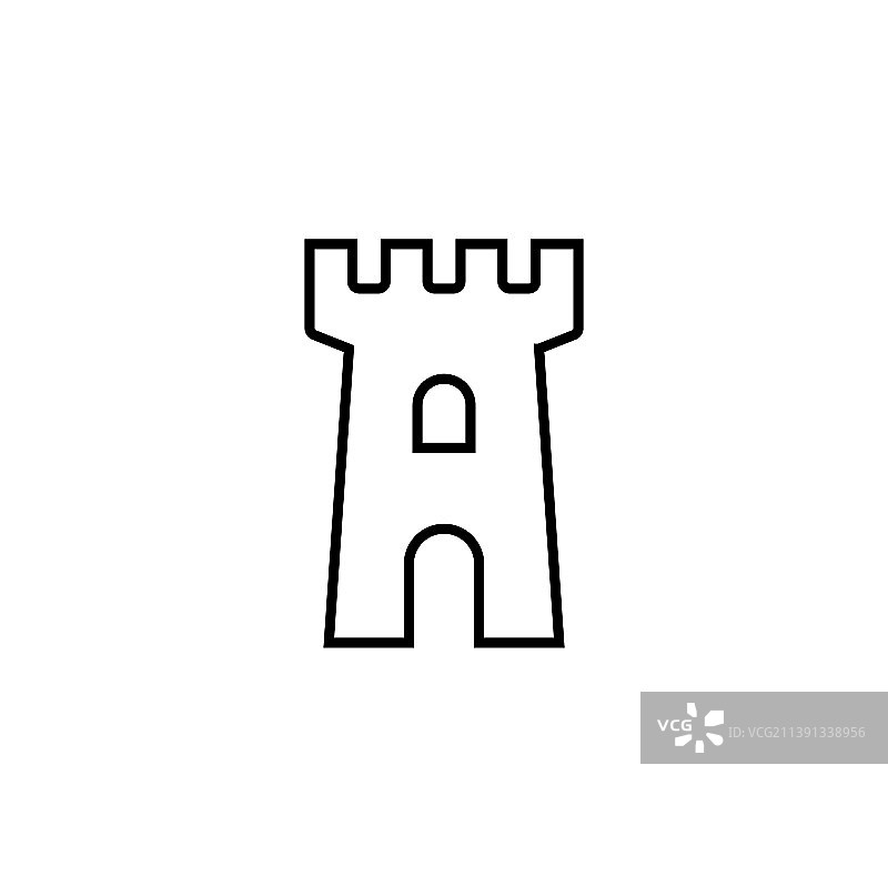 城堡图标：防御塔图片素材