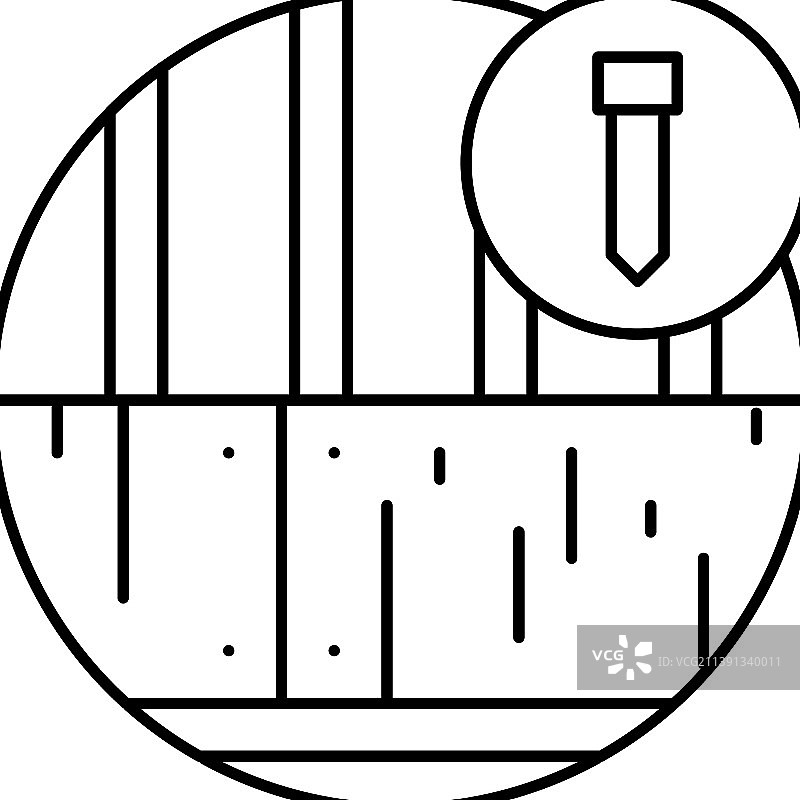 屋顶平台线条图标图片素材