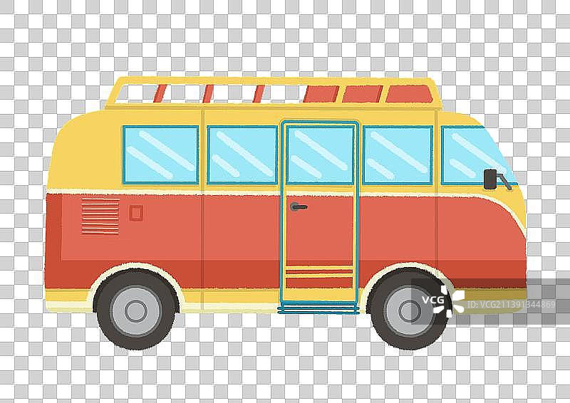 面包车，汽车，校车图片素材