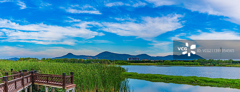 江苏省镇江市句容茅山风景名胜区的夏日风光图片素材