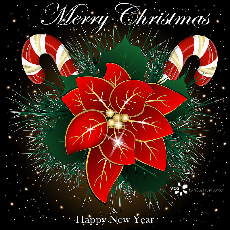 圣诞贺卡图片素材