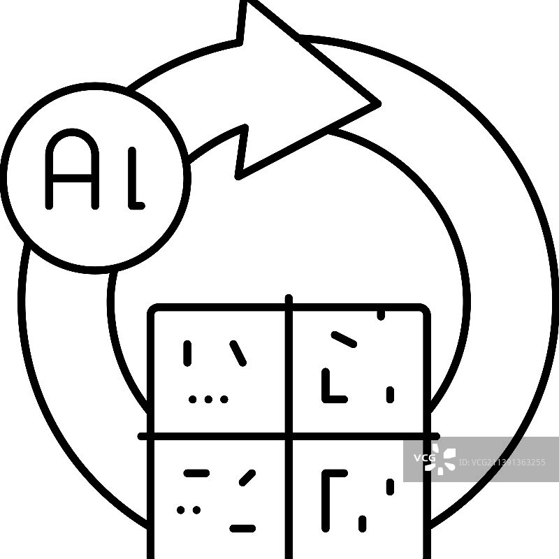 回收铝生产线图标图片素材