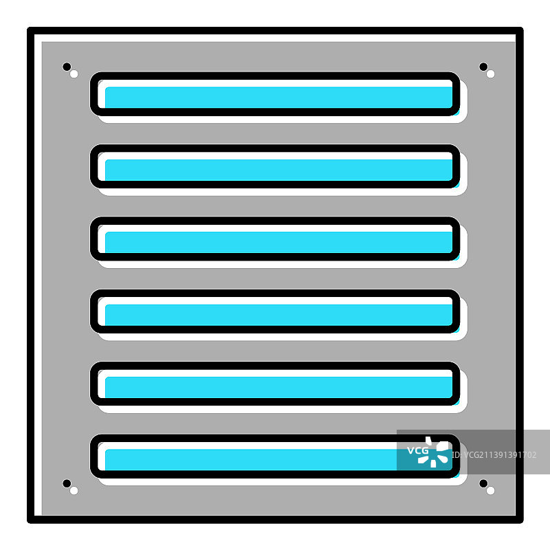 浴室排水孔颜色图标图片素材