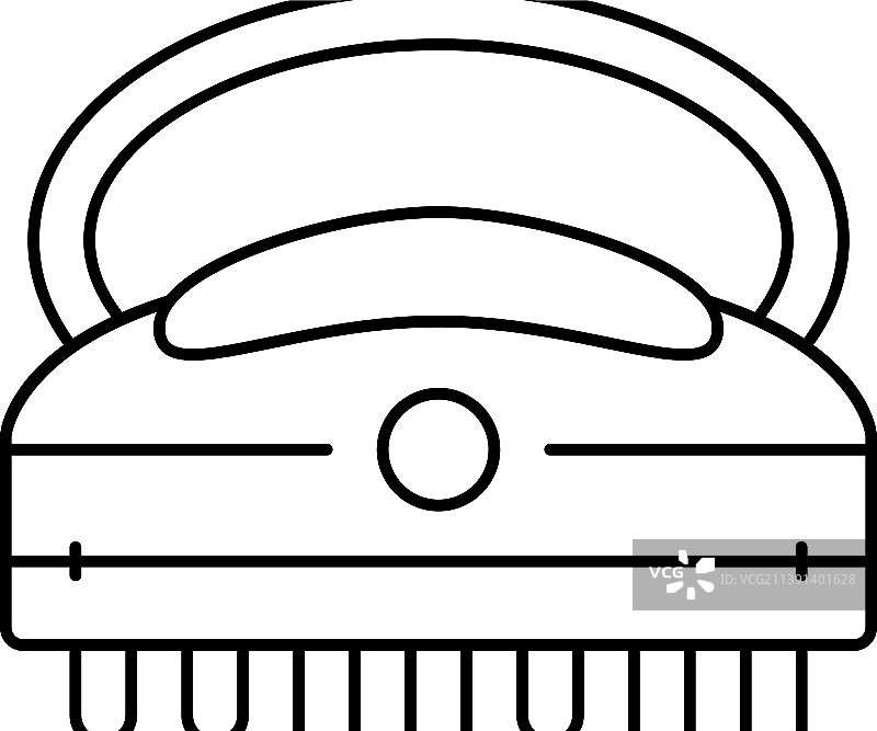 按摩器水疗沙龙配件线条图标图片素材