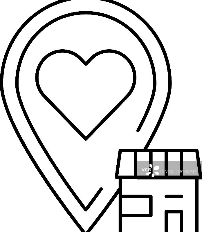 本地商业线性图标图片素材