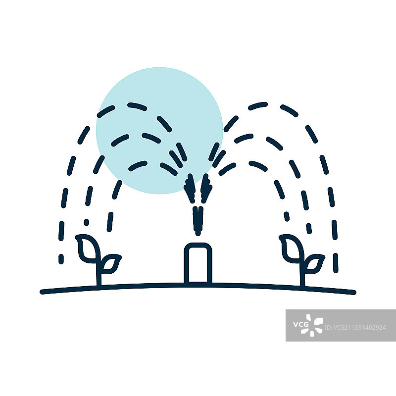 自动喷灌 isolated 图标图片素材