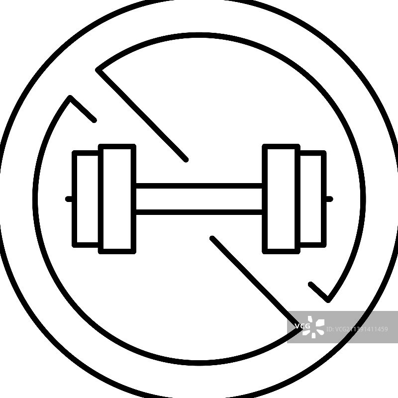 禁载重线图标图片素材