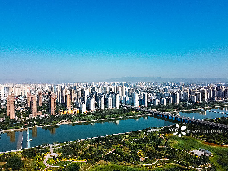 大同市 平城区 南环桥 御河 迎宾桥 兴云桥 平城桥 兴云国际图片素材